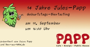 14 Jahre JuLes Papp - Geburstags-Biertasting